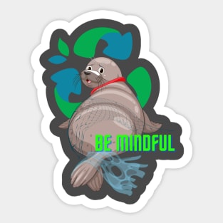 Be Mindful - Recycle Sticker